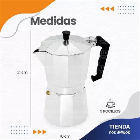 Cafetera Italiana Pocillos Moka Caf Express Premium En Venta En