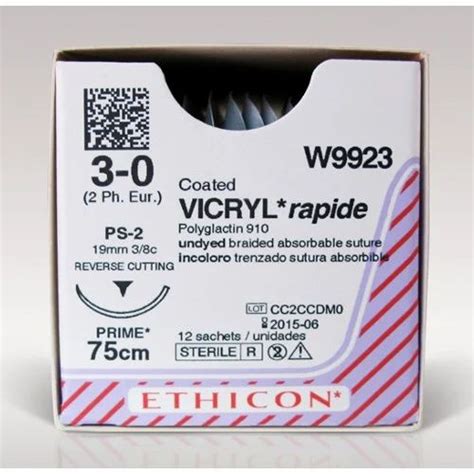 Ethicon Vicryl Rapide Suture at Rs 1024 /pack | Sutures | ID: 20471370288