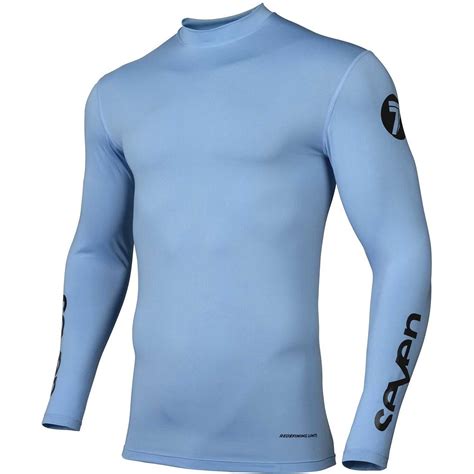 Maillot Moto Cross Enduro Seven Mx Zero Compression Bleu Vente En Ligne