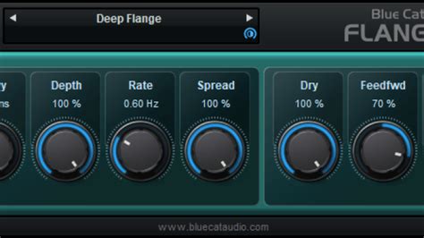 Blue Cat S Flanger Classic Flanging Effect Audio Plug In Vst Au