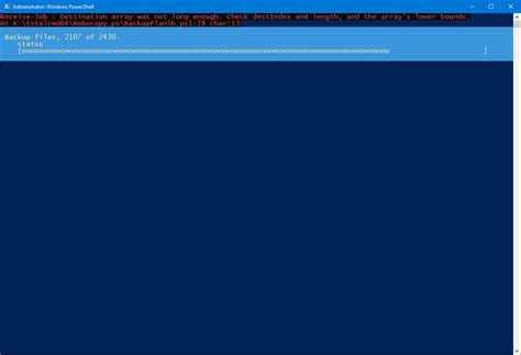 윈도우 포럼 질문과 답변 PowerShell ROBOCOPY with progress bar Total