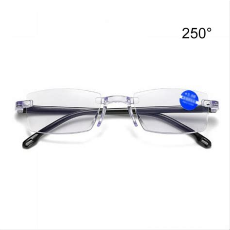 Blue Light Blocking Glasses Computer Reading Glasses Anti Blue Rays Reduce Eyestrain Rimless