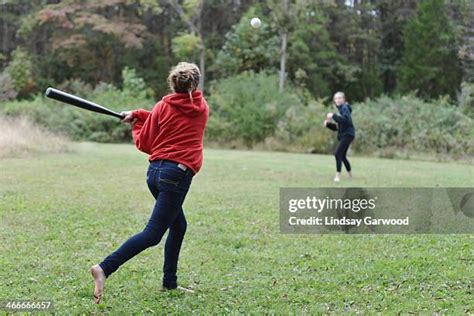 Girls Playing Baseball Photos And Premium High Res Pictures Getty Images