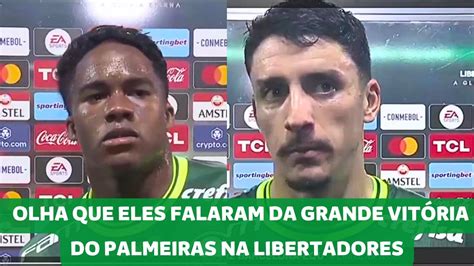 Olha Que Endrick E Piquerez Falaram Da Vit Ria Do Palmeiras Na