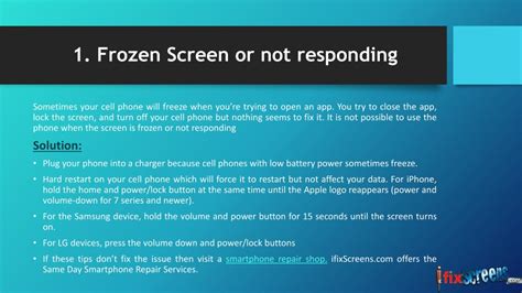 Ppt Common Cell Phone Issues And Their Solutions Powerpoint