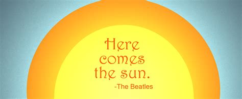 The Beatles Adventures: Here comes the sun.