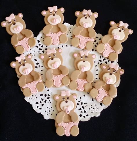 Baby Shower Teddy Bear, Teddy Bear Favors, Bear Baby Shower, Pink Bear Decoration, Baby Bear ...