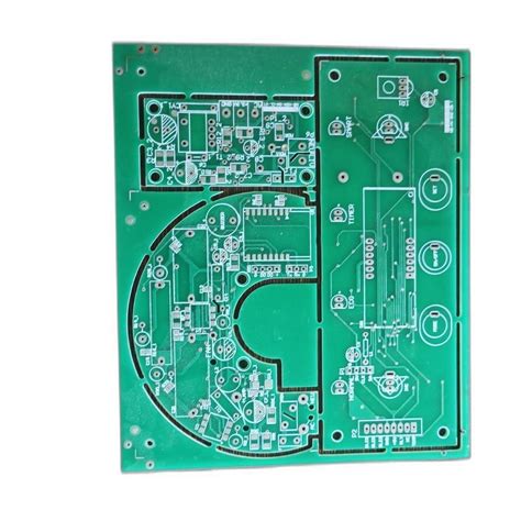 Green Fr Double Sided Pcb For Lighting Copper Thickness Mm At