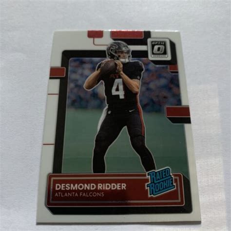 2022 Panini Donruss Optic Football Desmond Ridder Rated Rookie 202 EBay