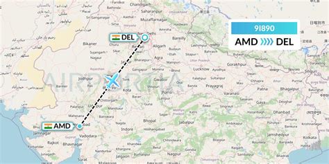 9i890 Flight Status Air India Regional Ahmedabad To Delhi Llr890