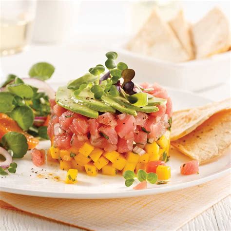 Tartare De Thon Avocat Mangue Et Coriandre Je Cuisine