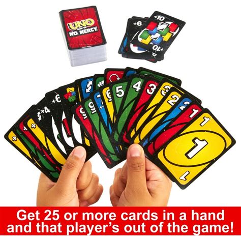 UNO Show 'em No Mercy Card Game For Kids, Adults Family, 40% OFF