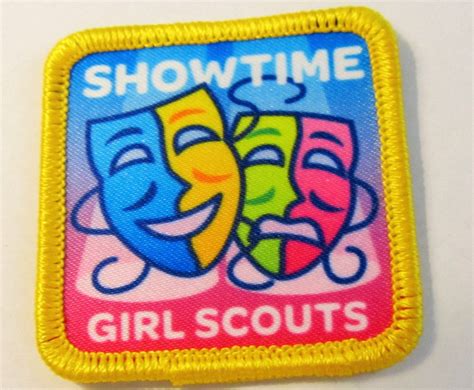 Girl Scout Fun Patch Showtime Girl Scouts By Allthingsgirlscout