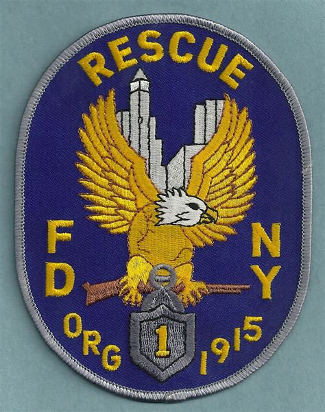 Fdny Manhattan New York Rescue Company Fire Patch