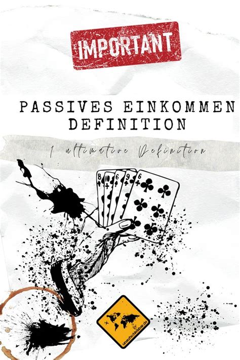 Passives Einkommen 1 Ultimative Definition Aus 10 Definitionen