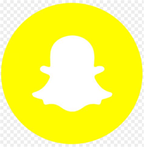 Snapchat Logo Icon Png Snapchat Logo Circle Png Image With