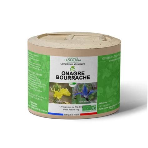 Onagre Bourrache Bio Capsules Cdiscount Sant Mieux Vivre