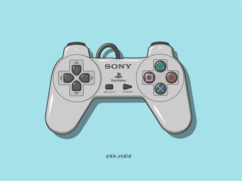 Dribbble - PS1-Controller_1600.jpg by KH Studio