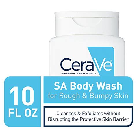 Cerave Body Wash With Salicylic Acid Fragrance Free Body Wash To