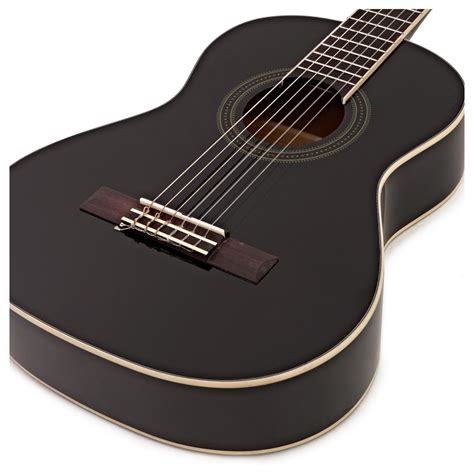 Deluxe 3 4 Classical Guitar Black By Gear4music Nearly New At