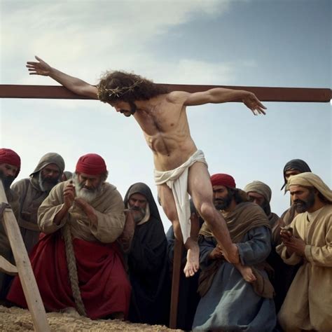 A Solemn Good Friday Scene | Premium AI-generated image