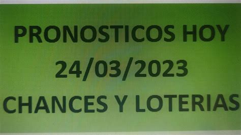 Cómo Ganar el chance hoy con la lotería de Santander 24 03 2023