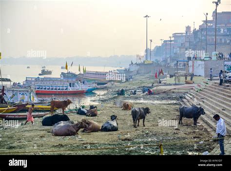 Ganges River Varanasi India Stock Photo - Alamy