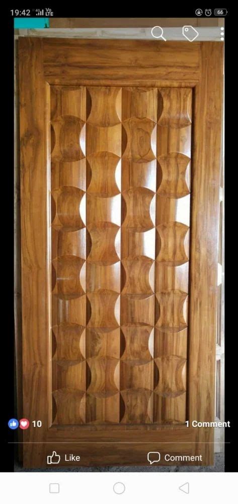 Interior Teak Wood Door For Home At Rs 400 Sq Ft In Surat ID