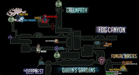 Hollow Knight Resting Grounds Map