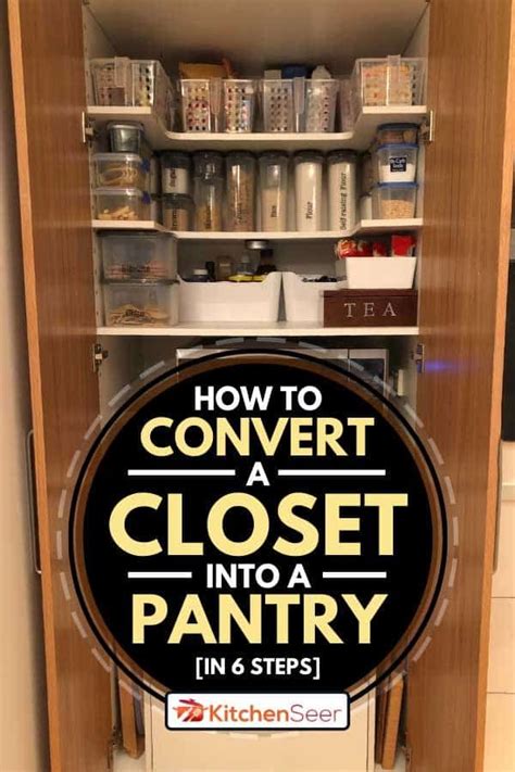 How To Convert A Closet Into A Pantry In 6 Steps Kitchen Seer