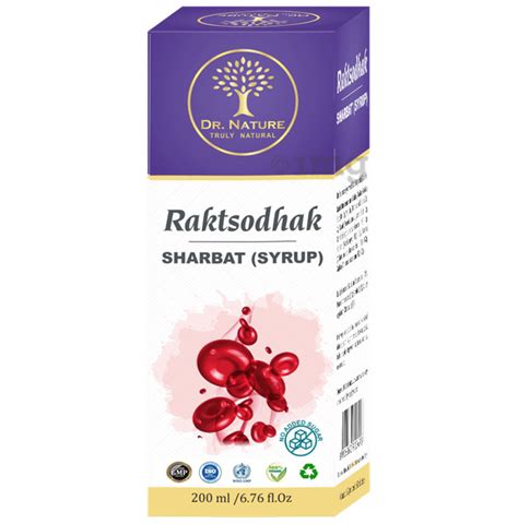 Dr Nature Raktshodhak Sharbat Syrup Buy Bottle Of 200 0 Ml Syrup At