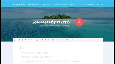 How To Integrate Summernote Editor With Bootstrap Devrasen Use