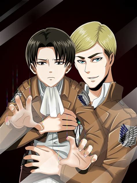 Levi Erwin Attack On Titan Levi Levi And Erwin Attack On Titan