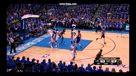 Kobe Bryant Fade Away And Left Handed Shot Game 5 Vs Oklahoma City