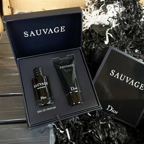 Dior Sauvage Edp Ml Shower Gel Ml Set Box Shopee Thailand