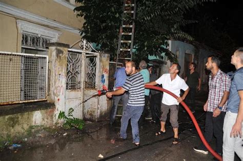 2 bina alevlere teslim oldu Son Dakika Flaş Haberler