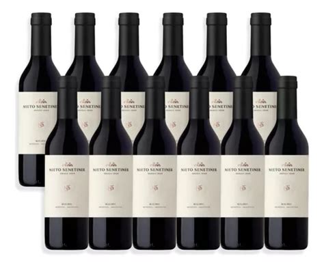 Vino Tinto Nieto Senetiner Malbec Ml Mendoza Caja X