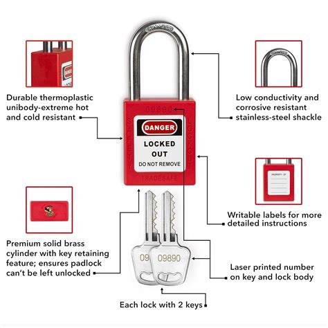 Tradesafe L Lockout Tagout Station With Loto Devices Lock Out Tag Out