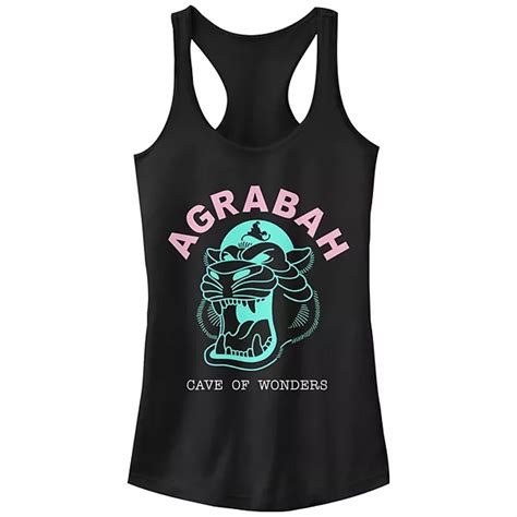 Juniors' Aladdin Agrabah Cave Of Wonders Racerback Graphic Tank Top