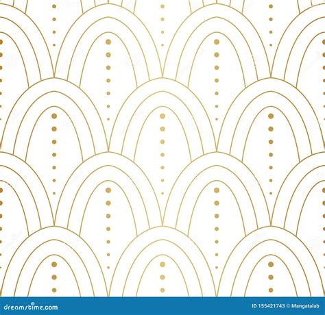 Art Deco Seamless Pattern Cl Sico Textura Elegante Geom Trica Textura