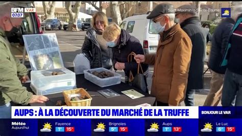 Aups découvrez le marché de la truffe