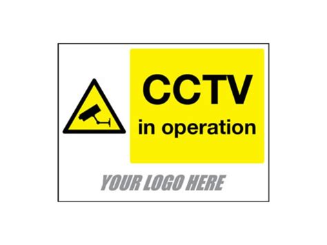 Cctv In Operation Sign Customisable Signs Safe Industrial