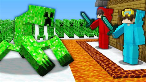 Mutant Creeper Vs Safest Security House In Minecraft Youtube