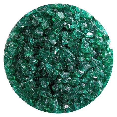 5 Lb Emerald Green Transparent Coarse Frit 90 COE Bulk