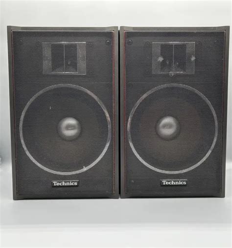 Technics Sb F Way Speakers System W Vintage Black