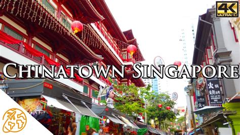 Chinatown Singapore 4k Walking Tour China Market Youtube