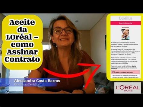 Como fazer o Aceite da L Oréal e Assinar Contrato YouTube