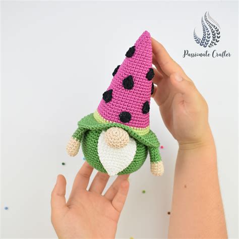 Ravelry Watermelon Gnome Pattern By Tidzhen Gyuldzhu