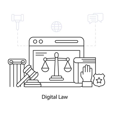 Modern design illustration of digital law 4998142 Vector Art at Vecteezy