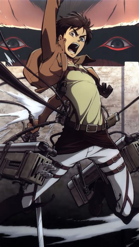 Eren Jaeger Iphone Wallpaper